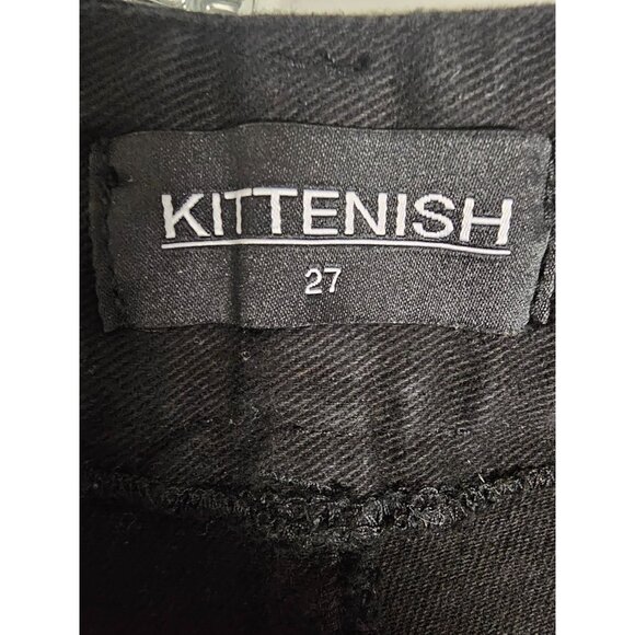 Kittenish Side Buckles Zip up Jeans Size 27 - Picture 6 of 6